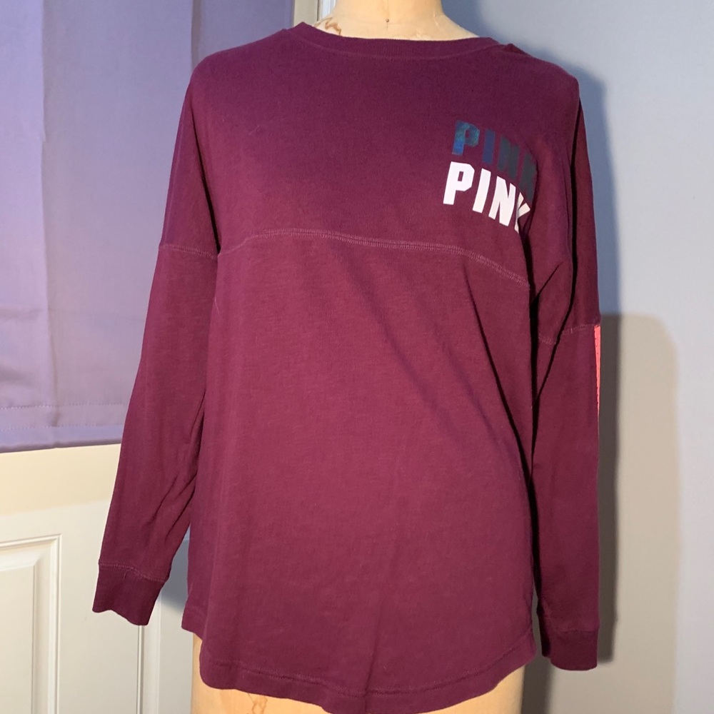 Pink long sleeve shirt